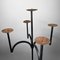 Tall Wrought Iron Candleholder, 1970s, Image 4