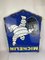Cartel publicitario Michelin francés vintage esmaltado y metal, años 50, Imagen 3