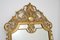 Large Vintage French Brass Mirror, 1950s, Image 4