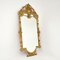 Large Vintage French Brass Mirror, 1950s 2