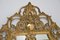 Large Vintage French Brass Mirror, 1950s, Image 5