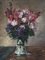 Franz Gebhard Lins, Fleurs en vase, 1921, Huile sur Toile, Encadrée 2