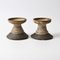 Danish Pottery Candleholders from Lovemose, 1960s, Set of 2 1