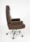 Ds 35 Executive Swivel Leather Office Chair Armchair on Castors from de Sede, Swiss, 1970s 4