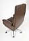 Ds 35 Executive Swivel Leather Office Chair Armchair on Castors from de Sede, Swiss, 1970s, Image 6