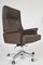 Ds 35 Executive Swivel Leather Office Chair Armchair on Castors from de Sede, Swiss, 1970s, Image 7