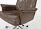 Ds 35 Executive Swivel Leather Office Chair Armchair on Castors from de Sede, Swiss, 1970s, Image 17