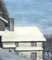 E. Perrenoud-Monnier, Village en hiver, 1936, Olio su cartone, con cornice, Immagine 4