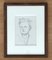 Albert Chavaz, Portrait De Dame, Pencil on Paper, Framed, Image 1