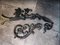 Art Nouveau Cast Iron Arm with Flowers for a Lantern, Image 2