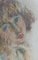 Henri Fehr, Jeune fille pensive, Pastel y tiza sobre papel, Enmarcado, Imagen 5