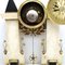 Louis XVI Pendulum Clock in Golden Bronze and Marble Revolution 13