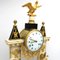 Reloj de péndulo Luis XVI de bronce dorado y mármol Revolution, Imagen 5