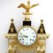 Louis XVI Pendulum Clock in Golden Bronze and Marble Revolution, Image 3