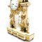 Reloj de péndulo Luis XVI de bronce dorado y mármol Revolution, Imagen 8