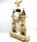 Louis XVI Pendulum Clock in Golden Bronze and Marble Revolution 10