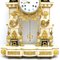 Reloj de péndulo Luis XVI de bronce dorado y mármol Revolution, Imagen 4