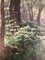 Adolphe Potter, Femme et chèvre dans un paysage boisé, Huile sur Toile, Encadrée 6