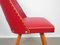 Red Cocktail Side Chair by Oswald Haerdtl for Thonet, Czech Republic, 1950s, Image 12