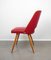 Red Cocktail Side Chair by Oswald Haerdtl for Thonet, Czech Republic, 1950s 6