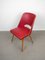 Red Cocktail Side Chair by Oswald Haerdtl for Thonet, Czech Republic, 1950s 7