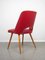 Red Cocktail Side Chair by Oswald Haerdtl for Thonet, Czech Republic, 1950s 5