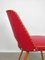 Red Cocktail Side Chair by Oswald Haerdtl for Thonet, Czech Republic, 1950s 11