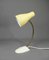 Lampe de Bureau Jaune avec Col de Cygne en Laiton, Allemagne, 1950s 1