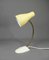 Yellow Table Lamp with Brass Swan Neck, Germany, 1950s, Image 1