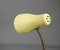 Yellow Table Lamp with Brass Swan Neck, Germany, 1950s 8