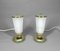Lampes de Chevet Cylindre, Allemagne, 1950s, Set de 2 1