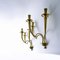 Brass Wall Lights, 1950s, Set of 2 1