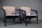 Blue Butterfly GE 460 Lounge Chairs by Hans Wegner for Getama, 1980s, Set of 2 1