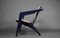 Poltrone GE 460 Butterfly blu di Hans Wegner per Getama, anni '80, set di 2, Immagine 4