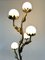 Golden Wrought Iron Floor Lamp, French, 1950s 4