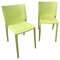 French Green Slick Slick XO Chairs by Philippe Starck, 1999, Set of 8 2