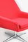 Sedia girevole rossa attribuita a Veb Metallwaren Naumburg, anni '80, Immagine 5