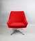 Red Swivel Chair attributed to Veb Metallwaren Naumburg, 1980s 7