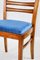 Vintage Blue Dining Chairs, 1960s, Set of 4, Image 4