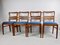 Chaises de Salle à Manger Vintage Bleues, 1960s, Set de 4 14