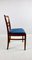 Vintage Blue Dining Chairs, 1960s, Set of 4, Image 6