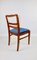 Vintage Blue Dining Chairs, 1960s, Set of 4 9