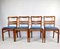 Vintage Blue Dining Chairs, 1960s, Set of 4 1