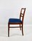 Vintage Blue Dining Chairs, 1960s, Set of 4, Image 11