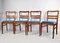 Vintage Blue Dining Chairs, 1960s, Set of 4 15