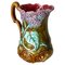 Majolica Pitcher by George Jones, France, 1900s, Image 1