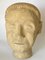 Escultura de cabeza de hombre blanco estilo Art Déco, Francia, 1940, Imagen 10