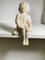 Art Deco Plaster Sitting Woman Sculpture, France, 1930, Image 4