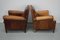 Vintage Dutch Cognac Leather Club Chairs, Set of 2 20