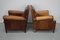 Vintage Dutch Cognac Leather Club Chairs, Set of 2, Image 20